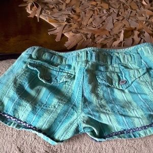 Mossimo Supply Co. Shorts - Two tones of green with navy detailing Mossimo Supply Co. Shorts - Two tones of green with navy detailing